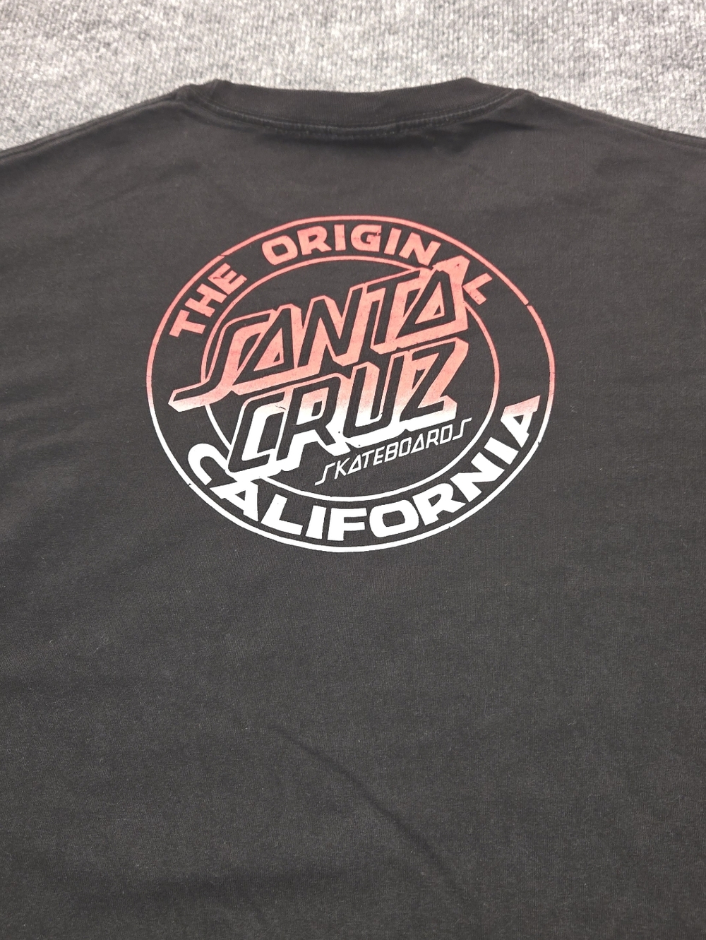 Y2K Santa Cruz Skateboards The Original California Graphic T-Shirt Black XL‎